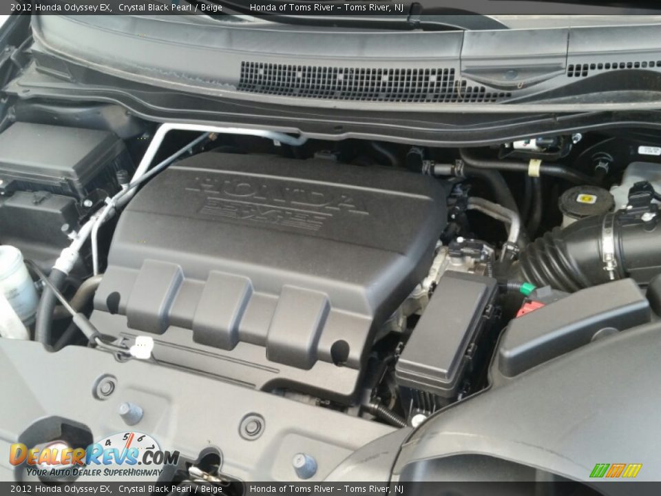 2012 Honda Odyssey EX Crystal Black Pearl / Beige Photo #24