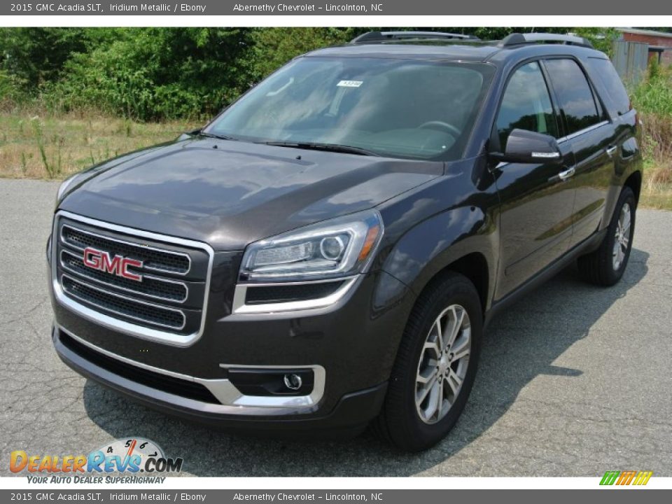 2015 GMC Acadia SLT Iridium Metallic / Ebony Photo #2