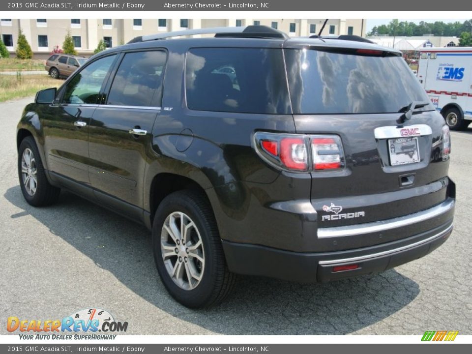 2015 GMC Acadia SLT Iridium Metallic / Ebony Photo #4