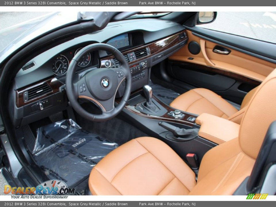 Saddle Brown Interior - 2012 BMW 3 Series 328i Convertible Photo #11