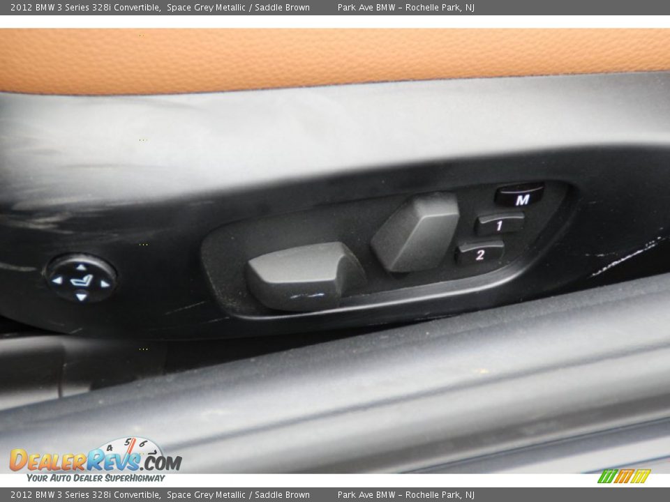 2012 BMW 3 Series 328i Convertible Space Grey Metallic / Saddle Brown Photo #13