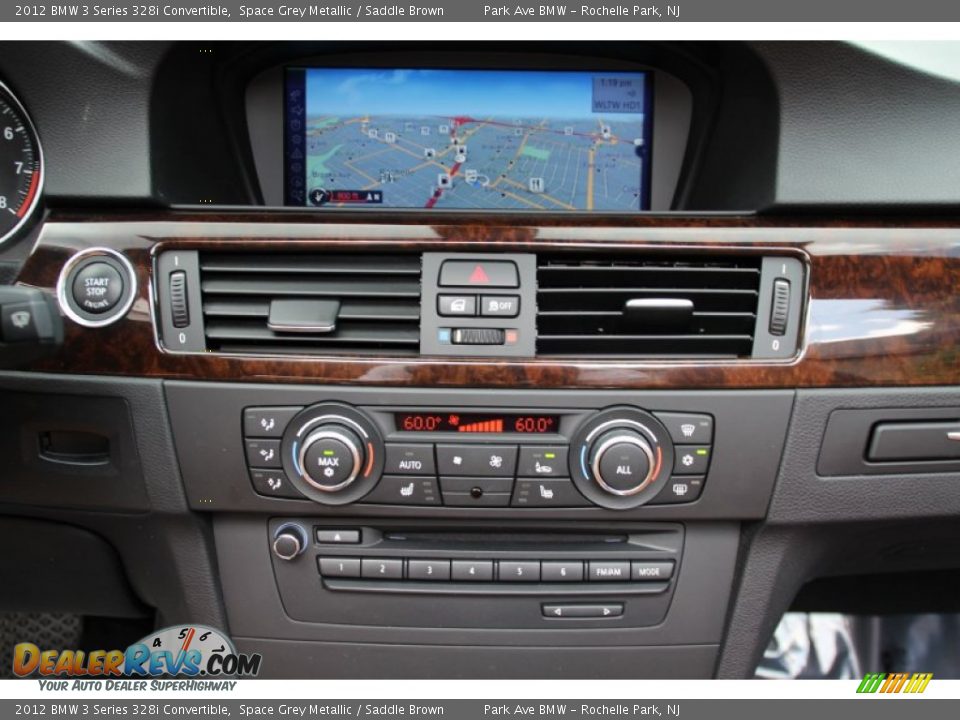 2012 BMW 3 Series 328i Convertible Space Grey Metallic / Saddle Brown Photo #16