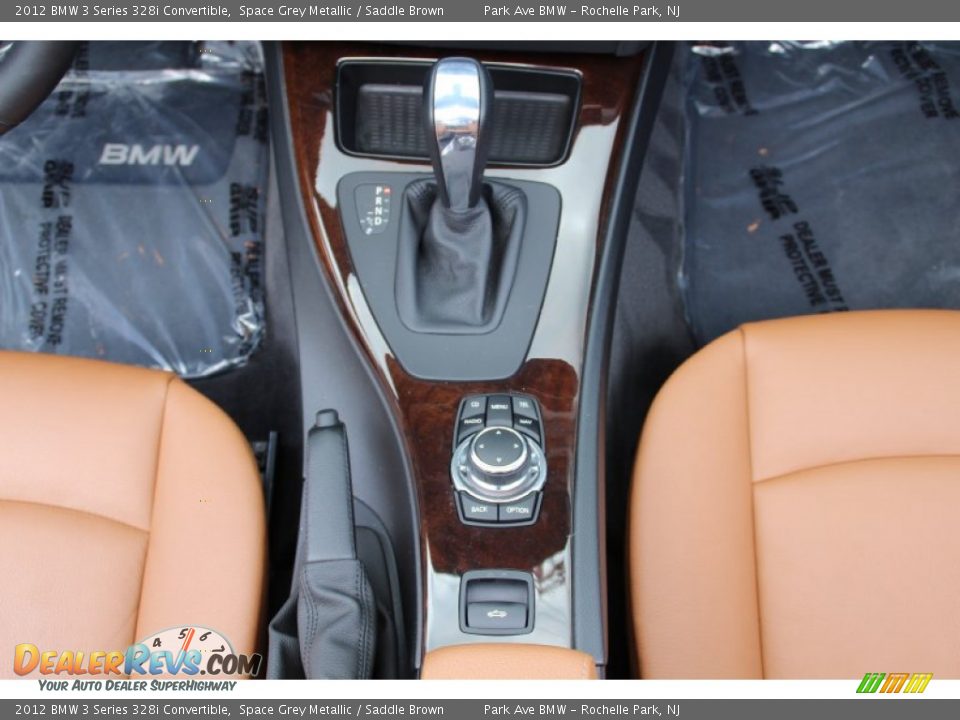 2012 BMW 3 Series 328i Convertible Space Grey Metallic / Saddle Brown Photo #17