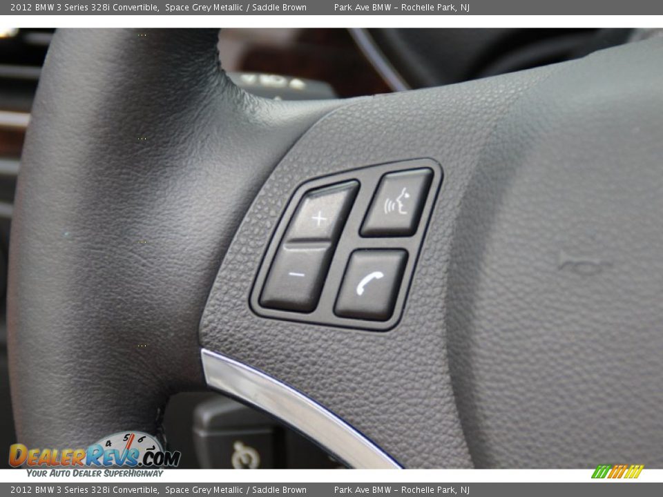 2012 BMW 3 Series 328i Convertible Space Grey Metallic / Saddle Brown Photo #19