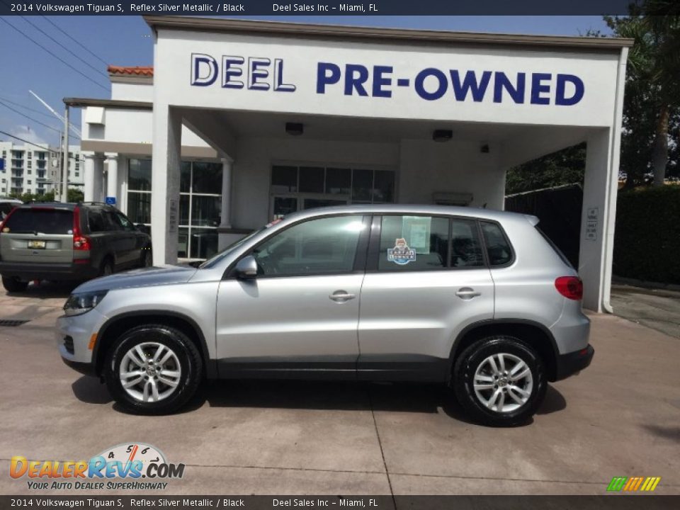 2014 Volkswagen Tiguan S Reflex Silver Metallic / Black Photo #2