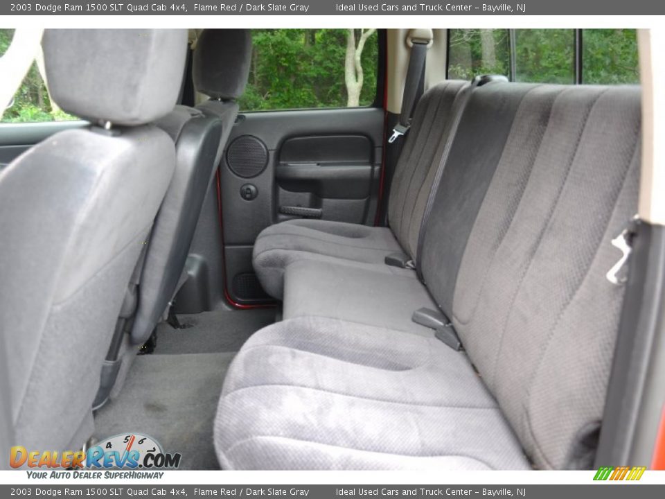 2003 Dodge Ram 1500 SLT Quad Cab 4x4 Flame Red / Dark Slate Gray Photo #13