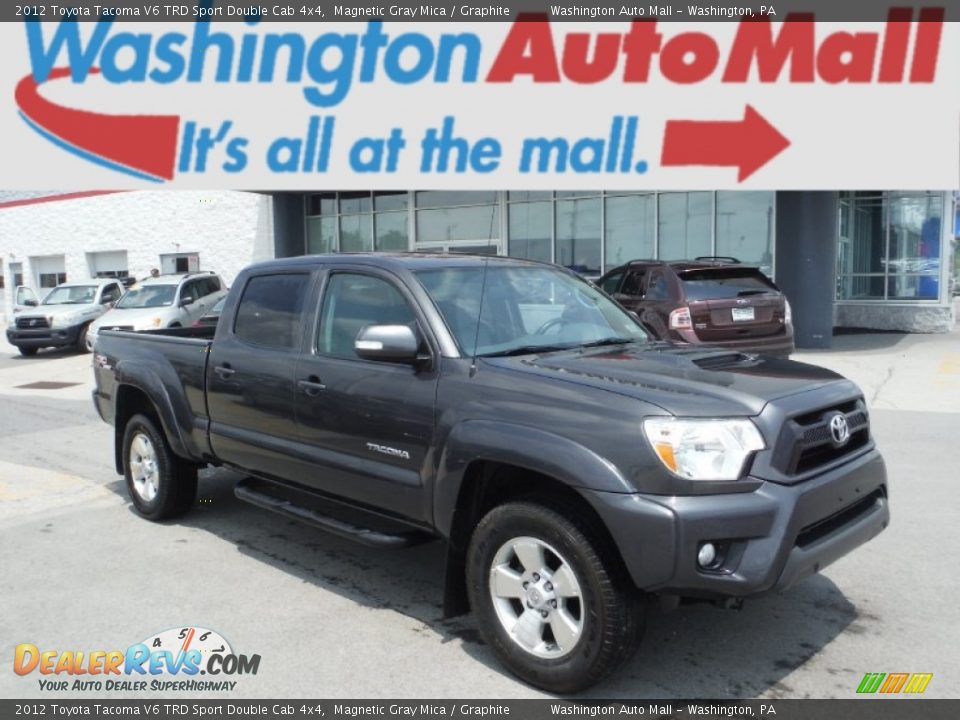 2012 Toyota Tacoma V6 TRD Sport Double Cab 4x4 Magnetic Gray Mica / Graphite Photo #1