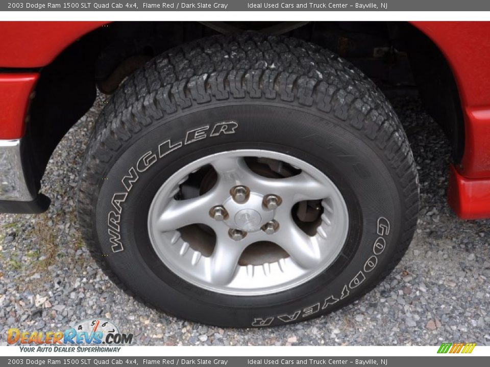 2003 Dodge Ram 1500 SLT Quad Cab 4x4 Flame Red / Dark Slate Gray Photo #20
