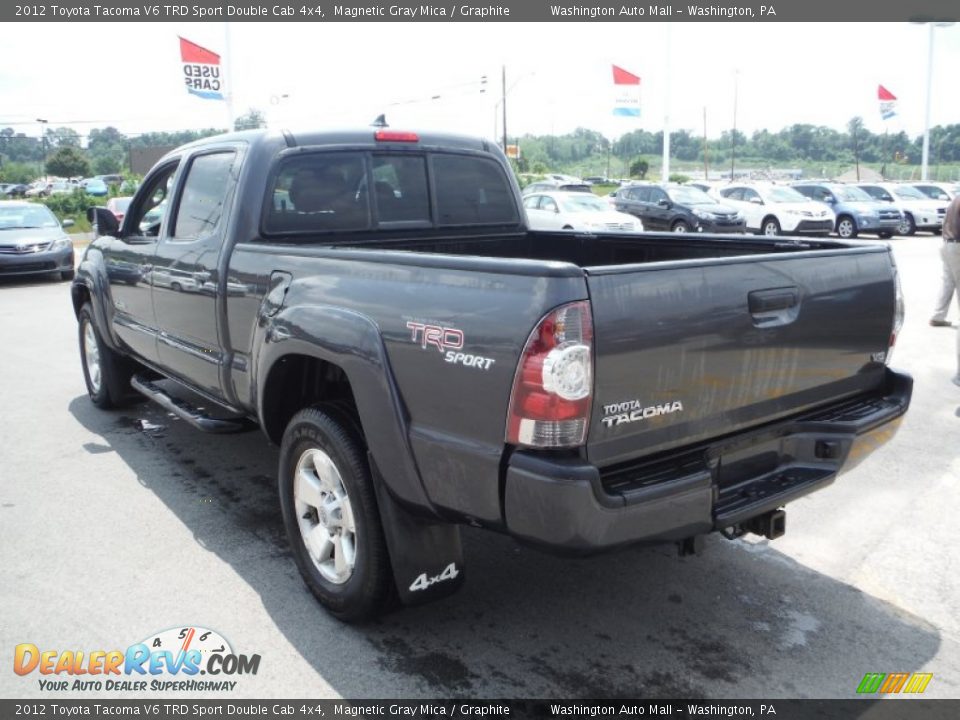2012 Toyota Tacoma V6 TRD Sport Double Cab 4x4 Magnetic Gray Mica / Graphite Photo #9