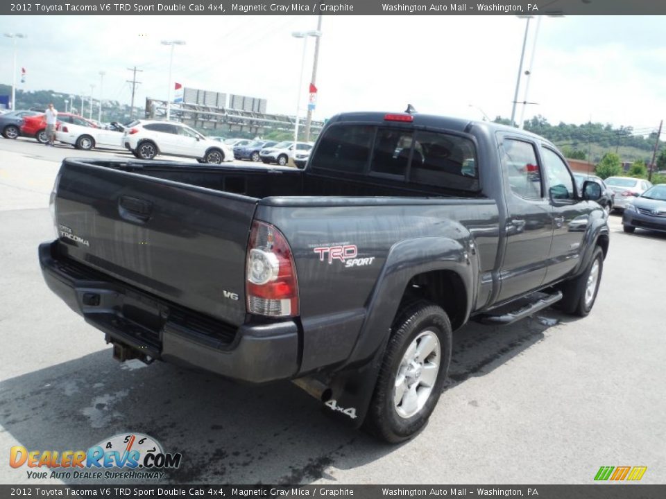 2012 Toyota Tacoma V6 TRD Sport Double Cab 4x4 Magnetic Gray Mica / Graphite Photo #11