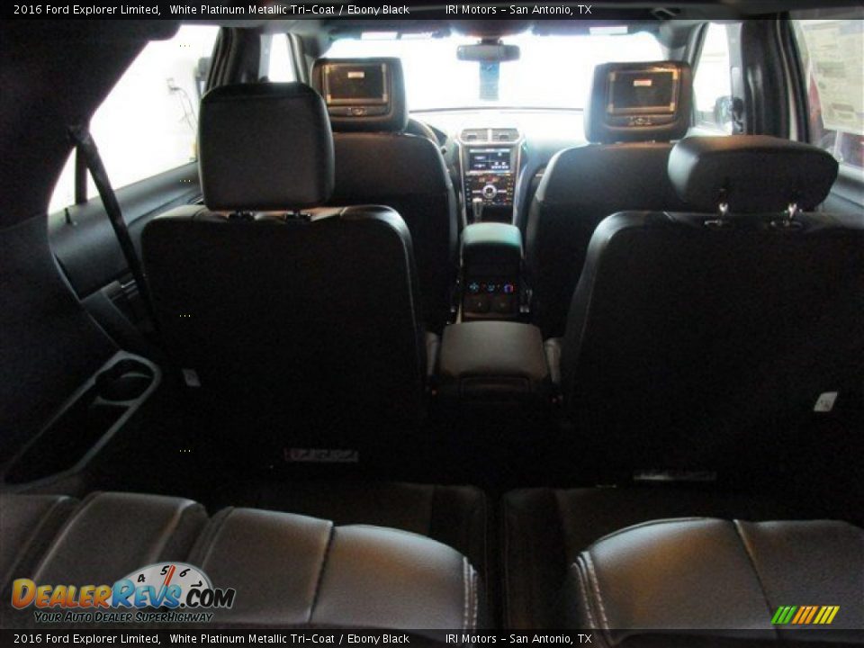 2016 Ford Explorer Limited White Platinum Metallic Tri-Coat / Ebony Black Photo #14