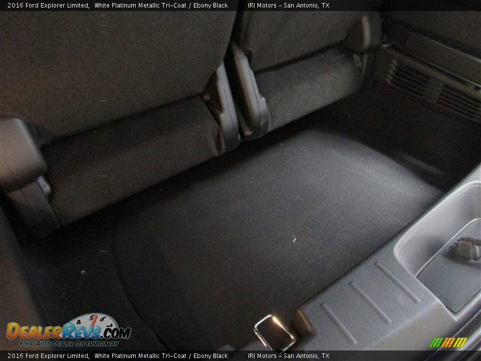 2016 Ford Explorer Limited White Platinum Metallic Tri-Coat / Ebony Black Photo #15