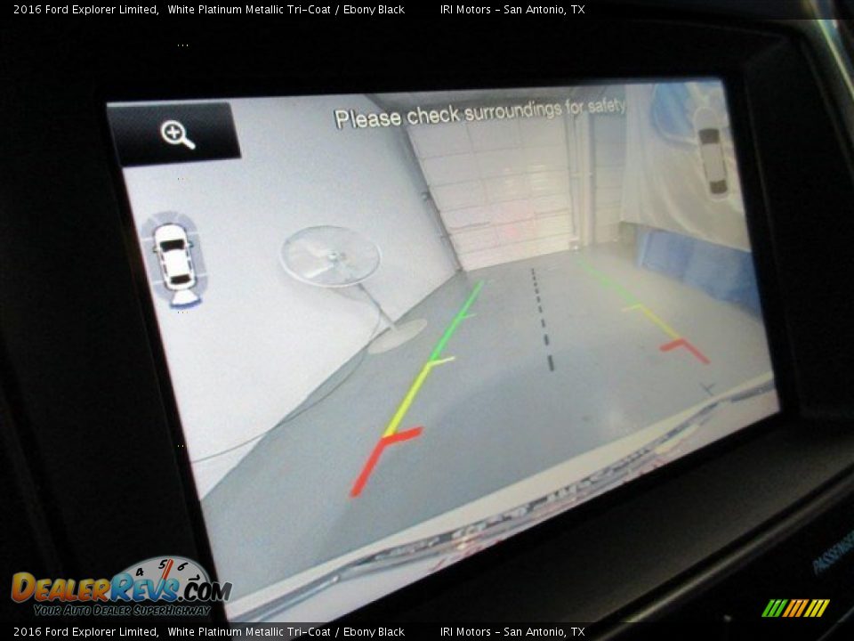 2016 Ford Explorer Limited White Platinum Metallic Tri-Coat / Ebony Black Photo #21