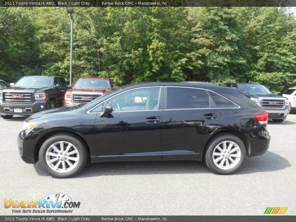 2011 Toyota Venza I4 AWD Black / Light Gray Photo #1