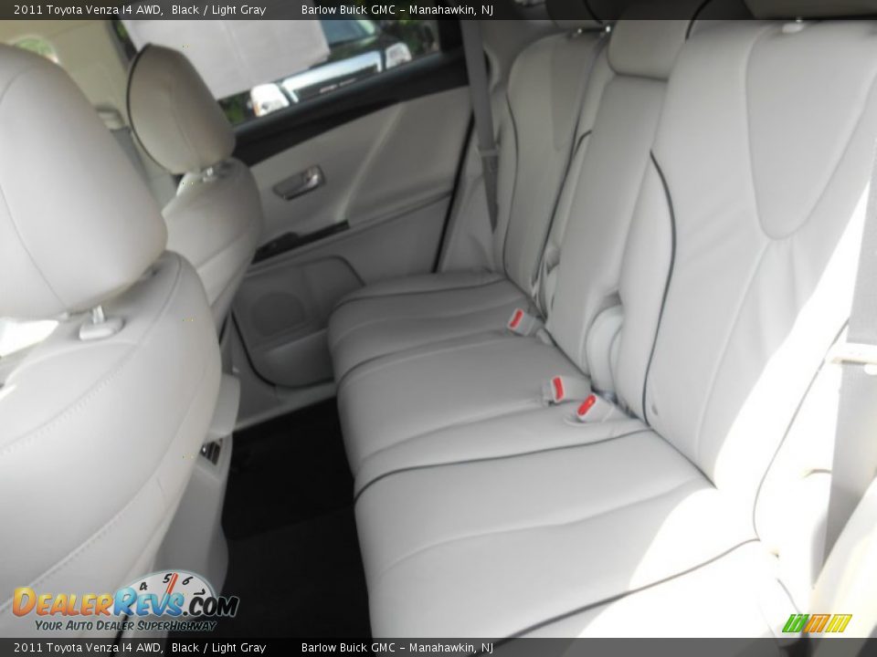 2011 Toyota Venza I4 AWD Black / Light Gray Photo #4
