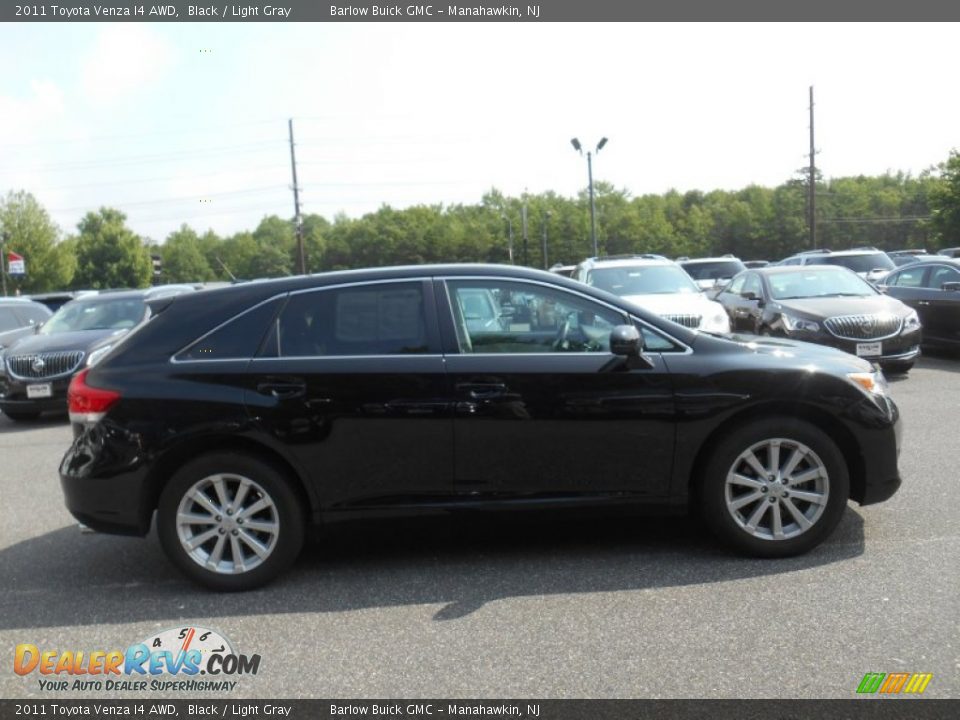 2011 Toyota Venza I4 AWD Black / Light Gray Photo #6