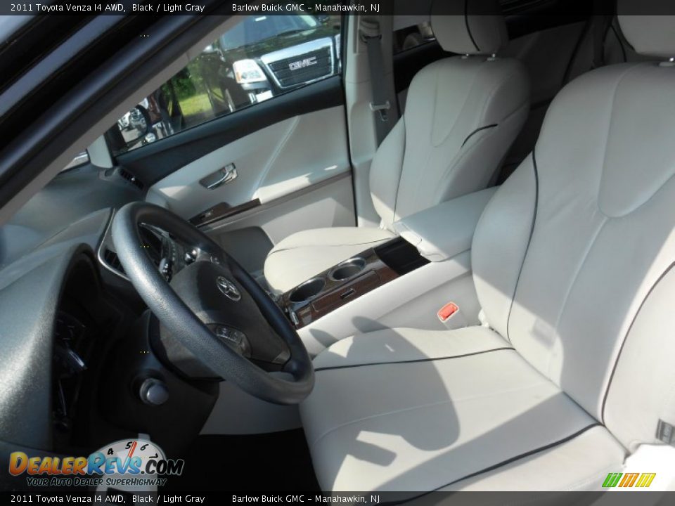 2011 Toyota Venza I4 AWD Black / Light Gray Photo #8