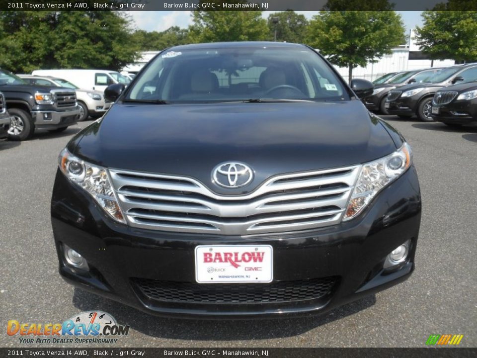 2011 Toyota Venza I4 AWD Black / Light Gray Photo #14