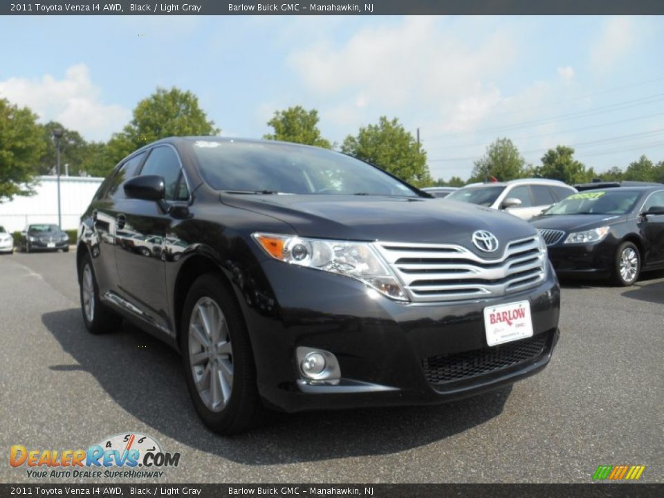 2011 Toyota Venza I4 AWD Black / Light Gray Photo #15
