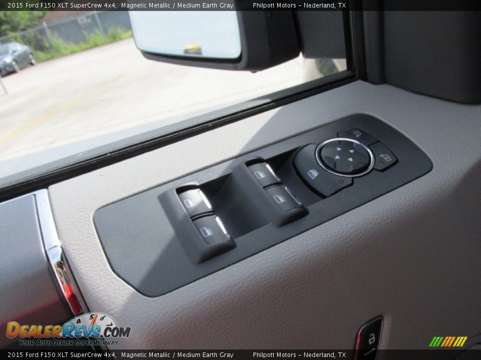 2015 Ford F150 XLT SuperCrew 4x4 Magnetic Metallic / Medium Earth Gray Photo #21
