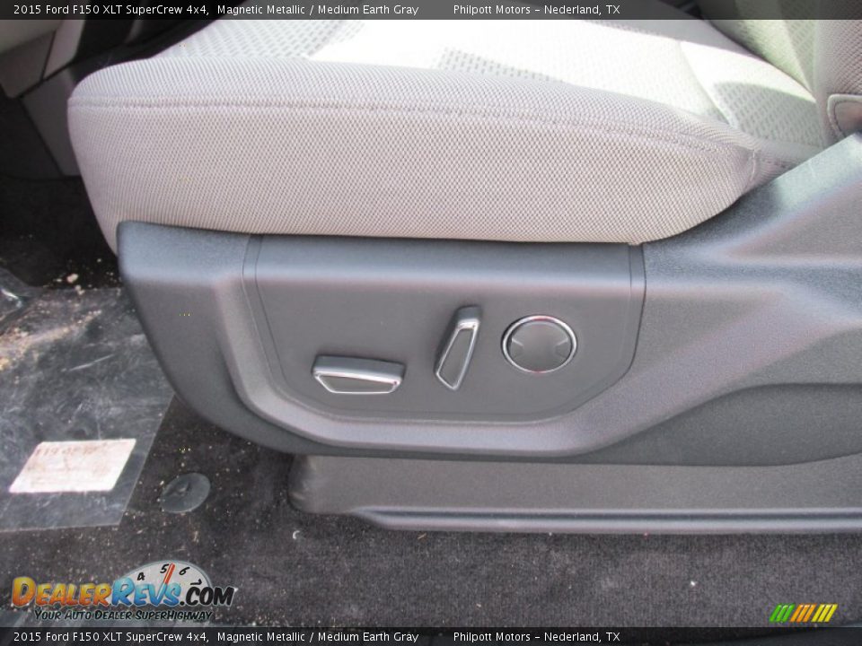 2015 Ford F150 XLT SuperCrew 4x4 Magnetic Metallic / Medium Earth Gray Photo #23