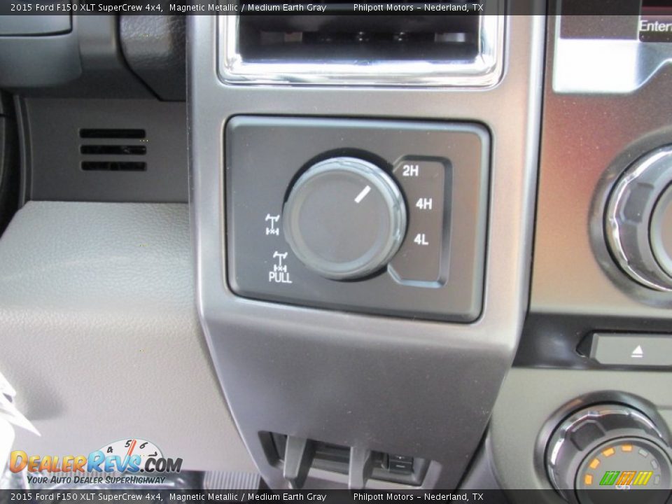 2015 Ford F150 XLT SuperCrew 4x4 Magnetic Metallic / Medium Earth Gray Photo #29