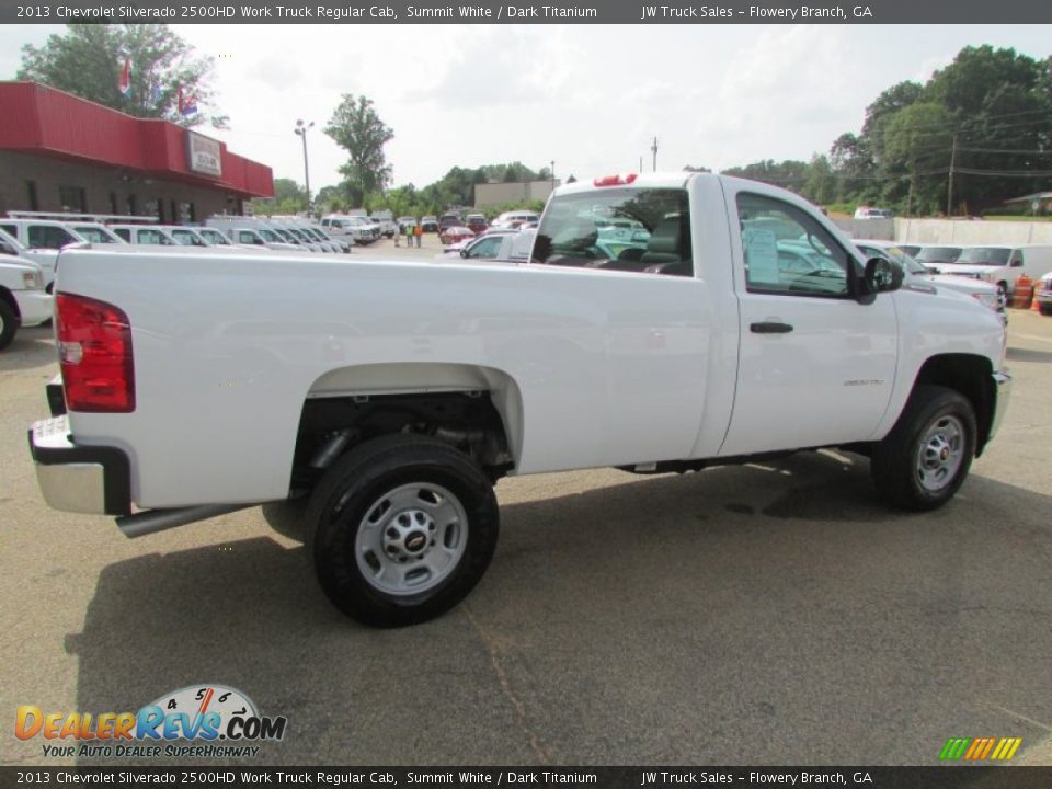2013 Chevrolet Silverado 2500HD Work Truck Regular Cab Summit White / Dark Titanium Photo #9