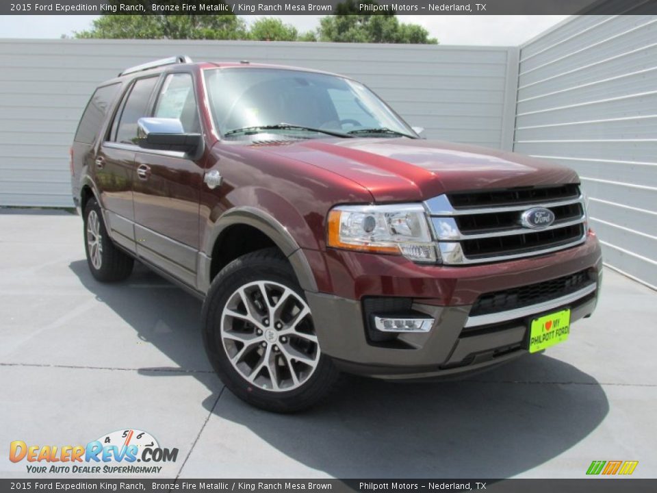 2015 Ford Expedition King Ranch Bronze Fire Metallic / King Ranch Mesa Brown Photo #1