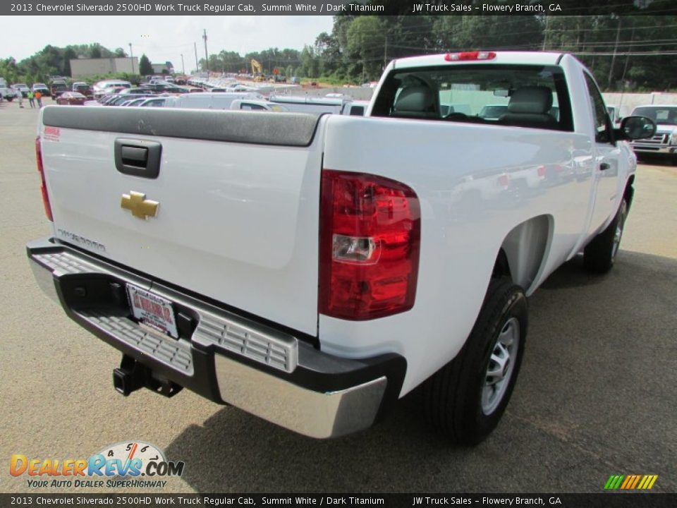 2013 Chevrolet Silverado 2500HD Work Truck Regular Cab Summit White / Dark Titanium Photo #10