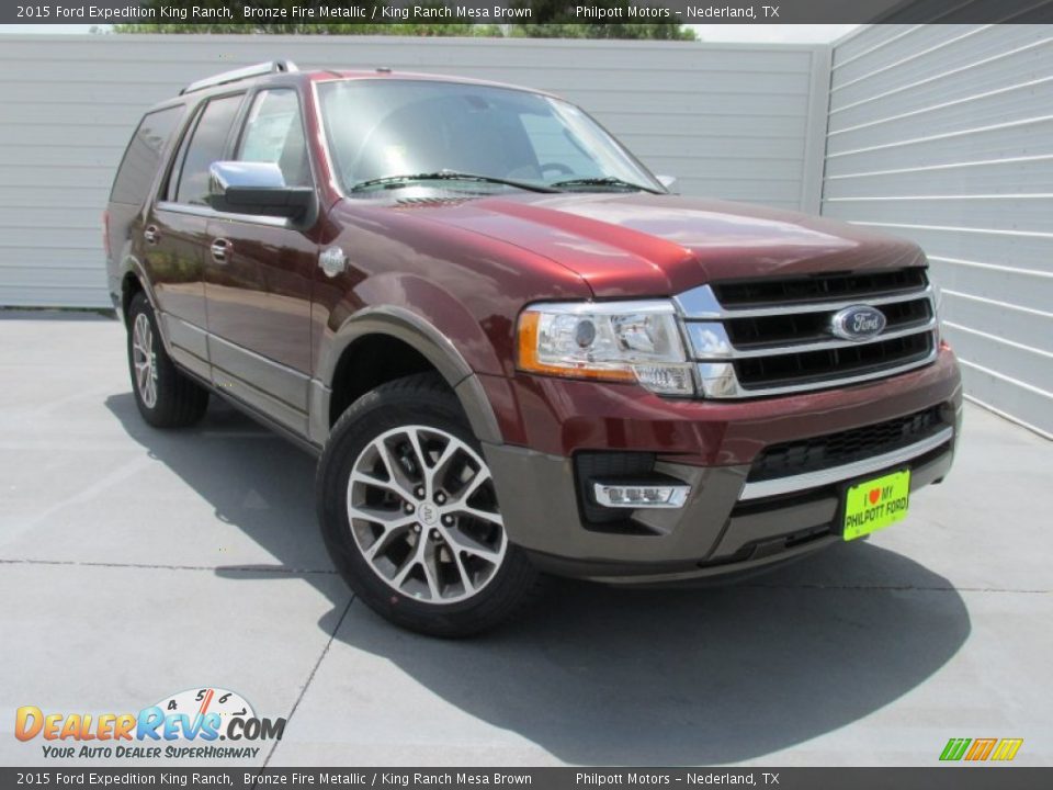 2015 Ford Expedition King Ranch Bronze Fire Metallic / King Ranch Mesa Brown Photo #2