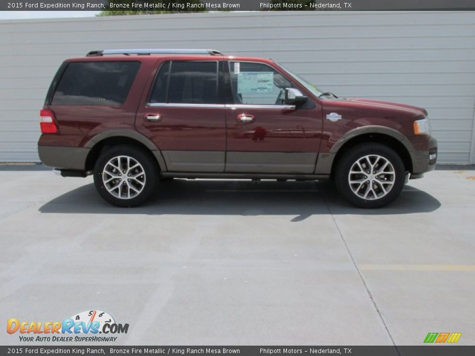 2015 Ford Expedition King Ranch Bronze Fire Metallic / King Ranch Mesa Brown Photo #3