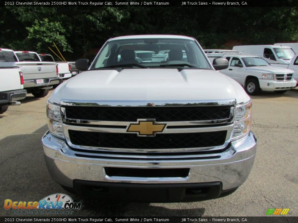 2013 Chevrolet Silverado 2500HD Work Truck Regular Cab Summit White / Dark Titanium Photo #14