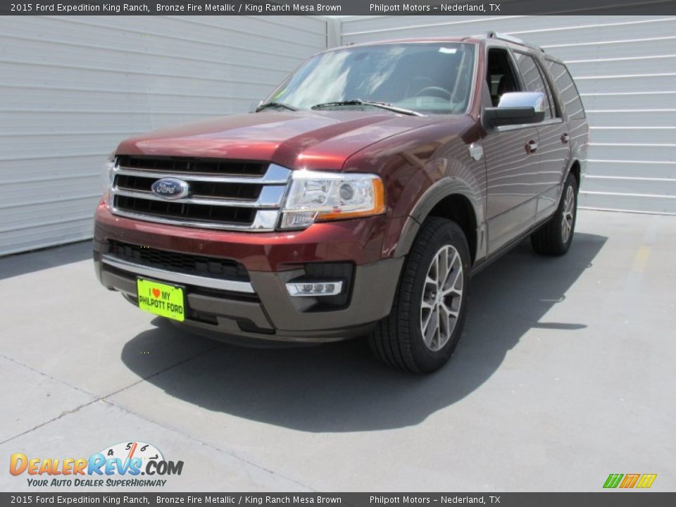 2015 Ford Expedition King Ranch Bronze Fire Metallic / King Ranch Mesa Brown Photo #7
