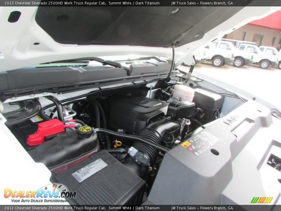 2013 Chevrolet Silverado 2500HD Work Truck Regular Cab Summit White / Dark Titanium Photo #16