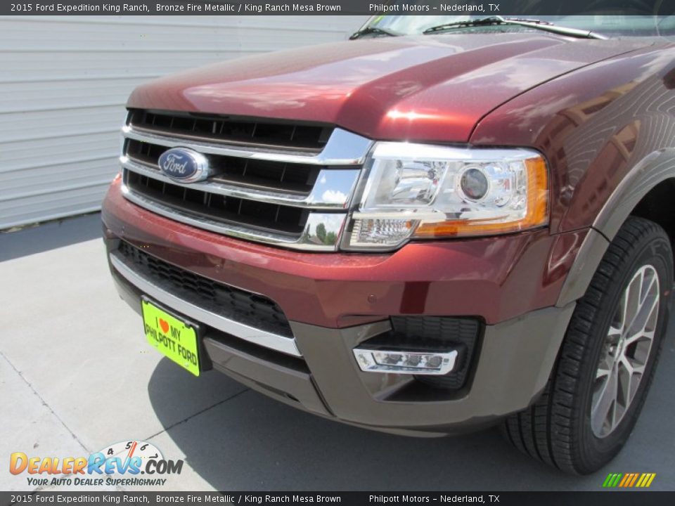 2015 Ford Expedition King Ranch Bronze Fire Metallic / King Ranch Mesa Brown Photo #10