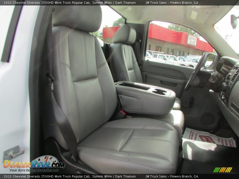 2013 Chevrolet Silverado 2500HD Work Truck Regular Cab Summit White / Dark Titanium Photo #19