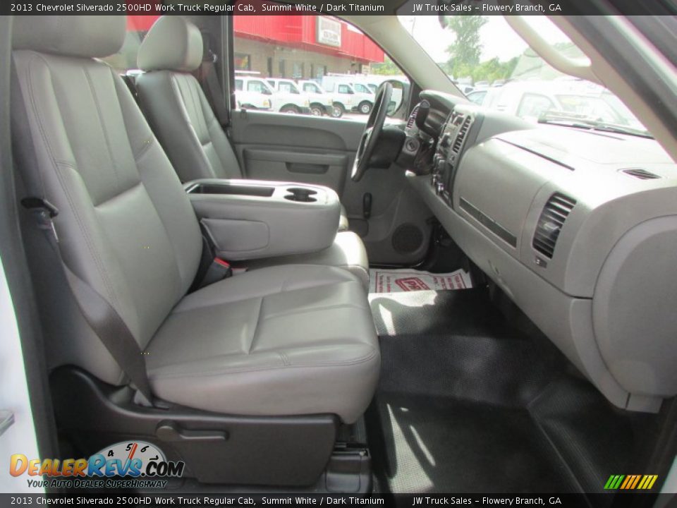 2013 Chevrolet Silverado 2500HD Work Truck Regular Cab Summit White / Dark Titanium Photo #20