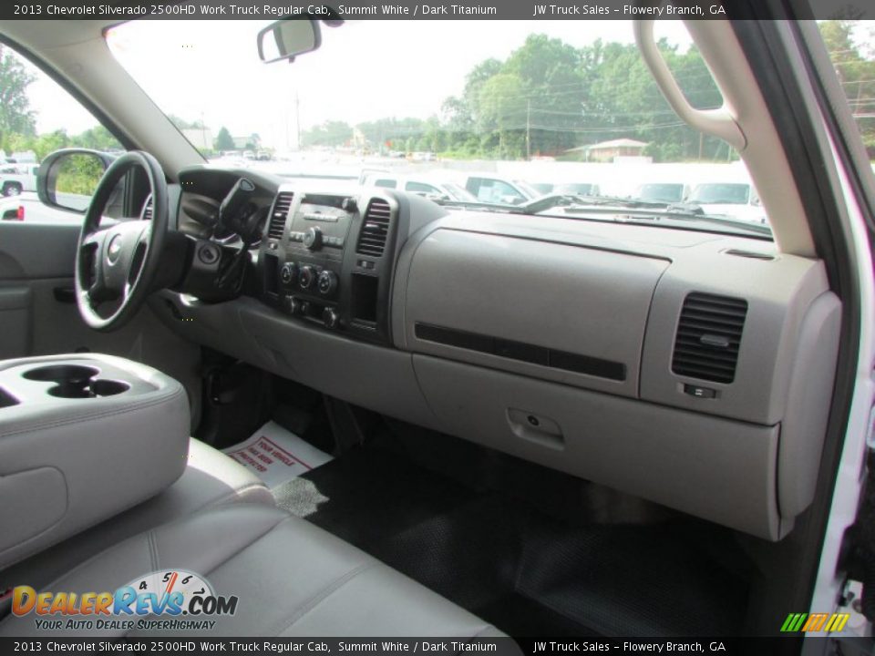 2013 Chevrolet Silverado 2500HD Work Truck Regular Cab Summit White / Dark Titanium Photo #21
