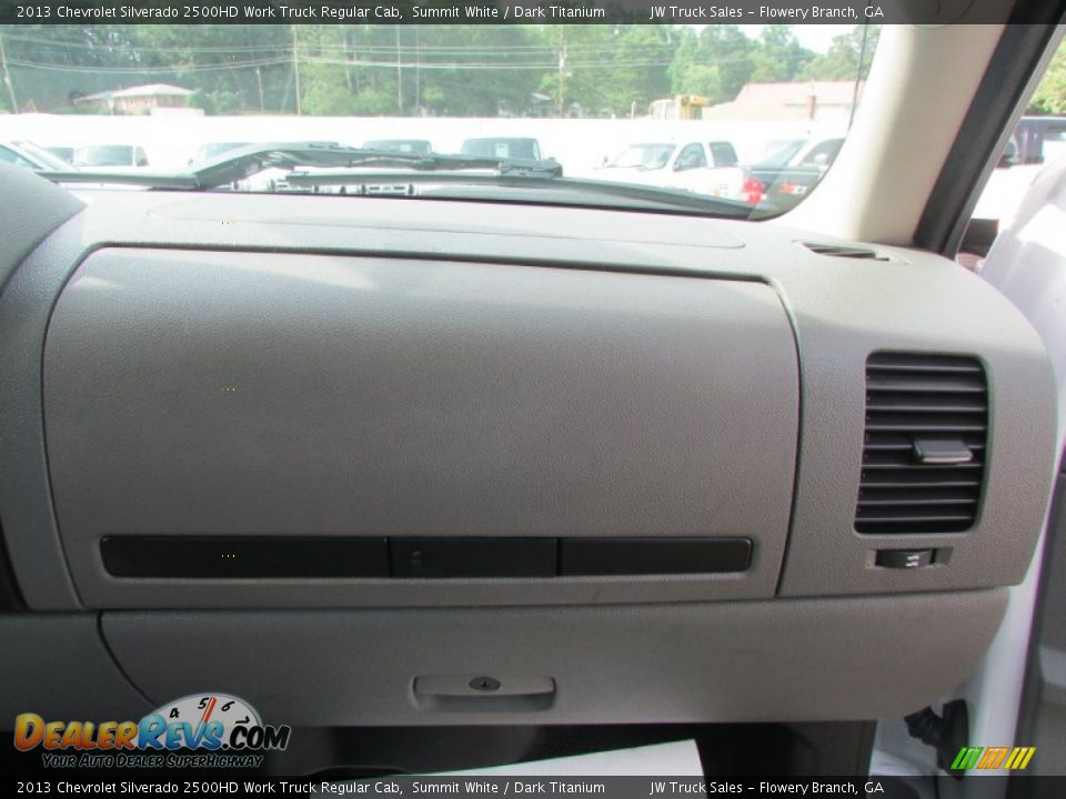 2013 Chevrolet Silverado 2500HD Work Truck Regular Cab Summit White / Dark Titanium Photo #22