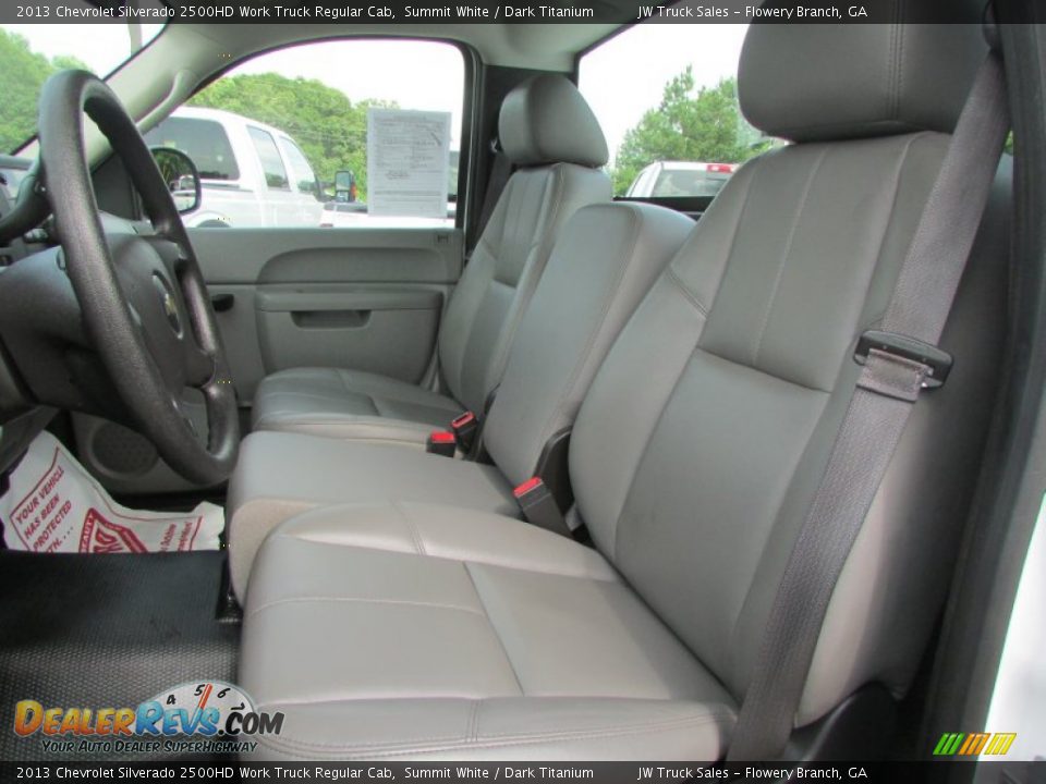 2013 Chevrolet Silverado 2500HD Work Truck Regular Cab Summit White / Dark Titanium Photo #32