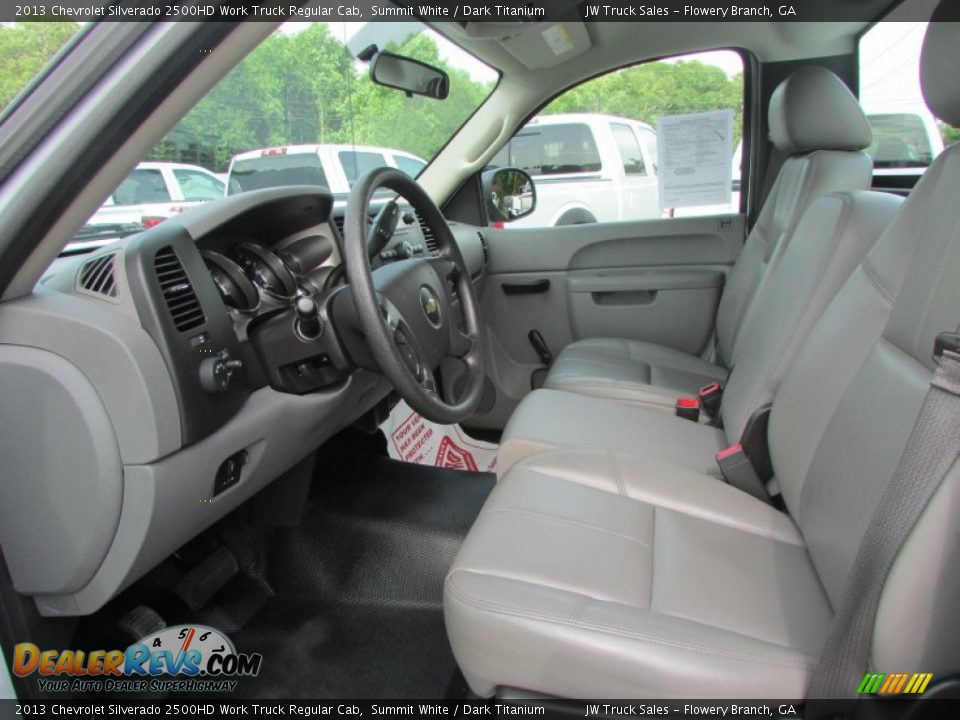 2013 Chevrolet Silverado 2500HD Work Truck Regular Cab Summit White / Dark Titanium Photo #33