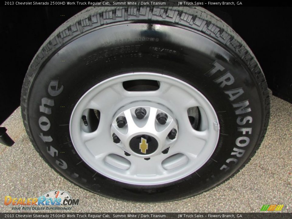 2013 Chevrolet Silverado 2500HD Work Truck Regular Cab Summit White / Dark Titanium Photo #35