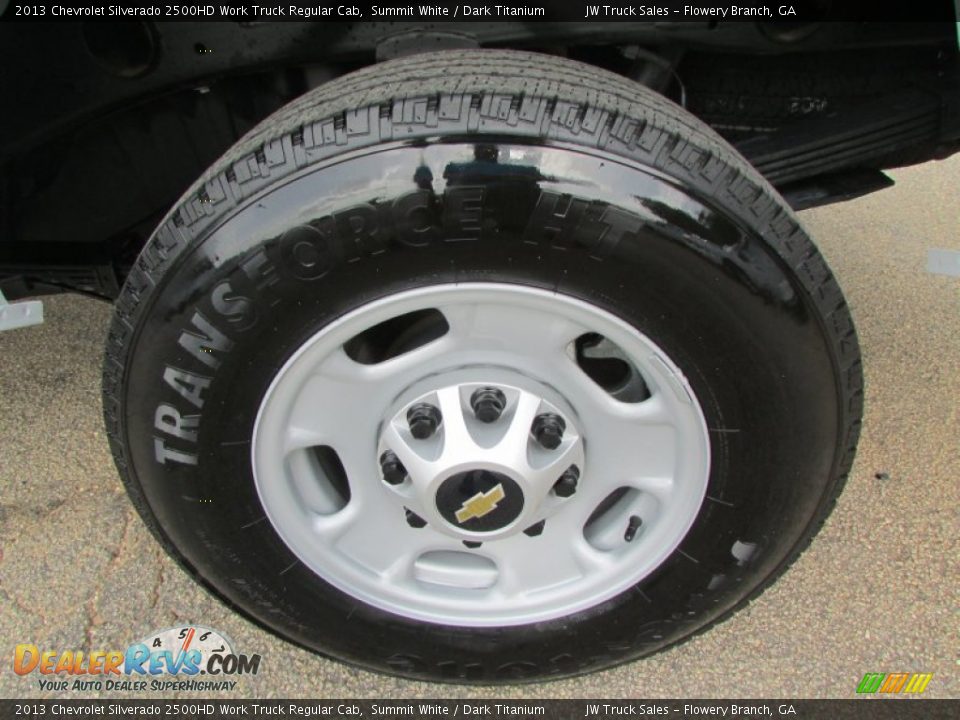 2013 Chevrolet Silverado 2500HD Work Truck Regular Cab Summit White / Dark Titanium Photo #36