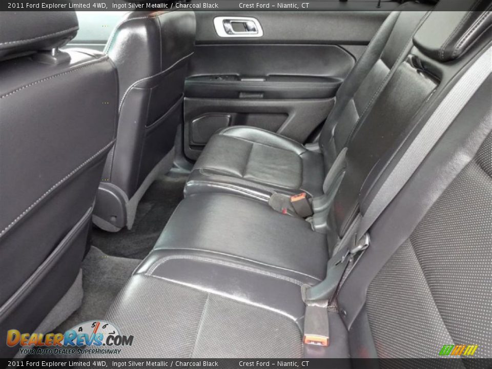 2011 Ford Explorer Limited 4WD Ingot Silver Metallic / Charcoal Black Photo #13