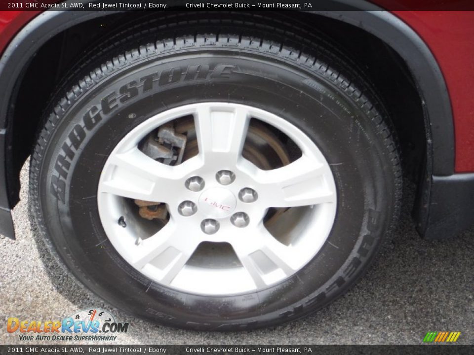 2011 GMC Acadia SL AWD Red Jewel Tintcoat / Ebony Photo #3