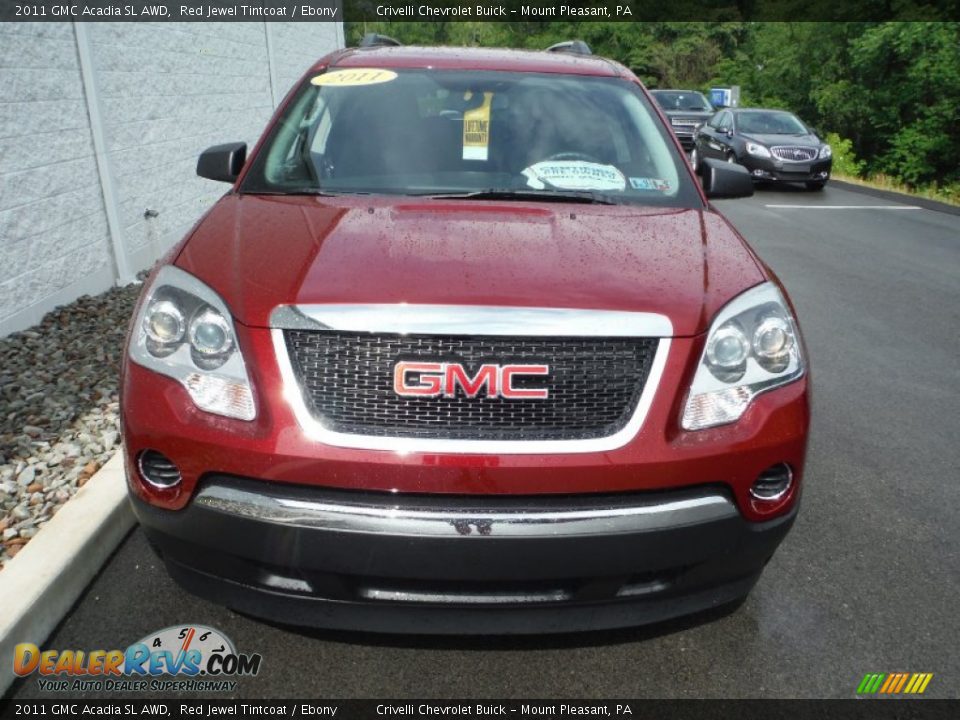 2011 GMC Acadia SL AWD Red Jewel Tintcoat / Ebony Photo #4