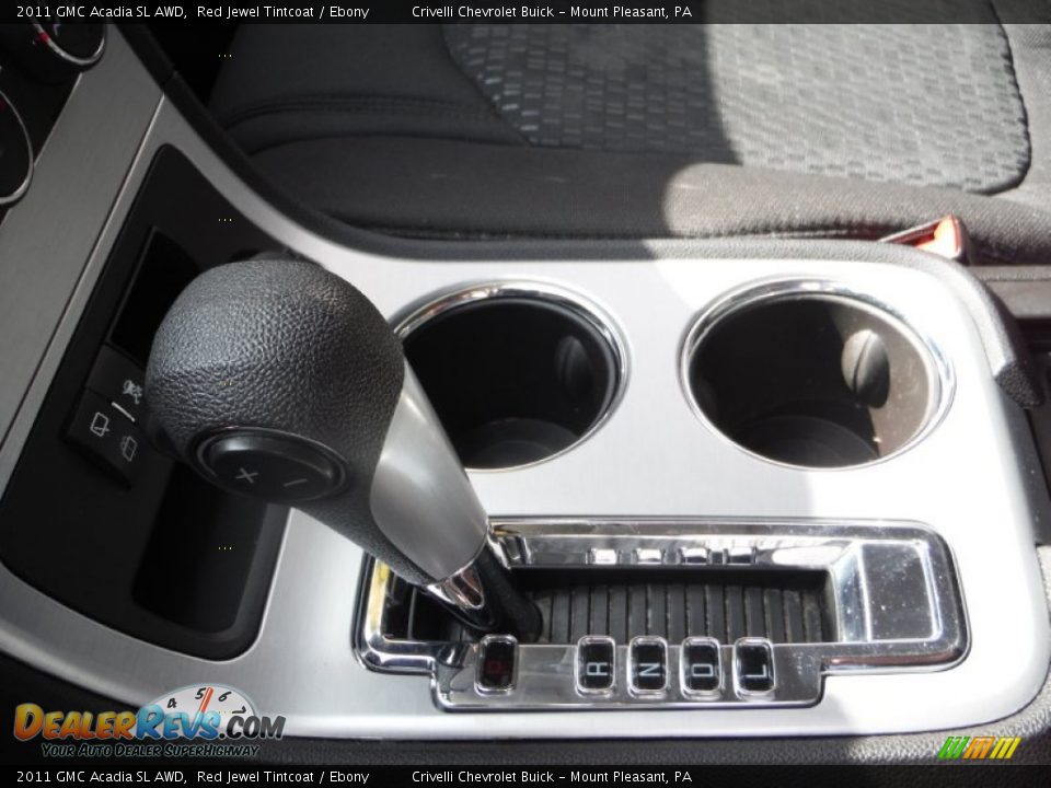 2011 GMC Acadia SL AWD Red Jewel Tintcoat / Ebony Photo #15