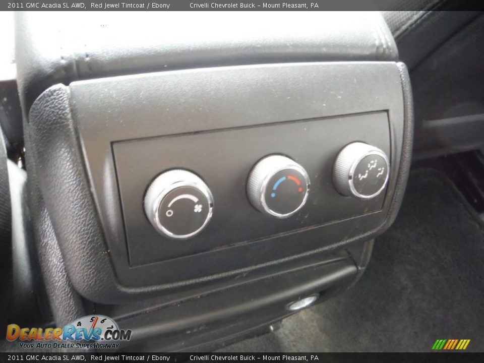 2011 GMC Acadia SL AWD Red Jewel Tintcoat / Ebony Photo #20