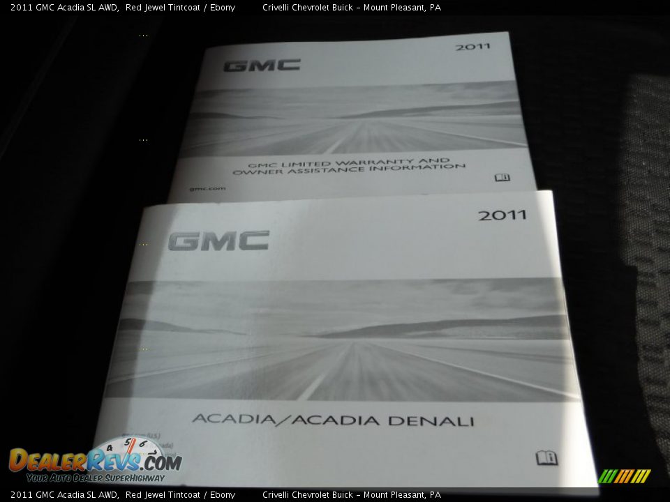 2011 GMC Acadia SL AWD Red Jewel Tintcoat / Ebony Photo #25