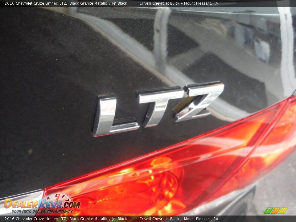 2016 Chevrolet Cruze Limited LTZ Black Granite Metallic / Jet Black Photo #9